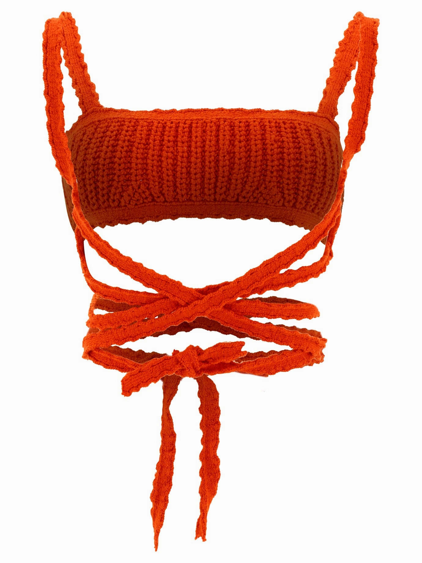 Alanui Caribbean Vibes Square-Neck Bralette Top