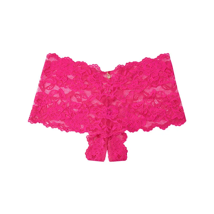 Bella Crotchless Cheeky Lace Panty