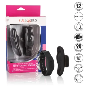 California Exotics - Lock N Play Wristband Remote Panty Vibrator (Black)