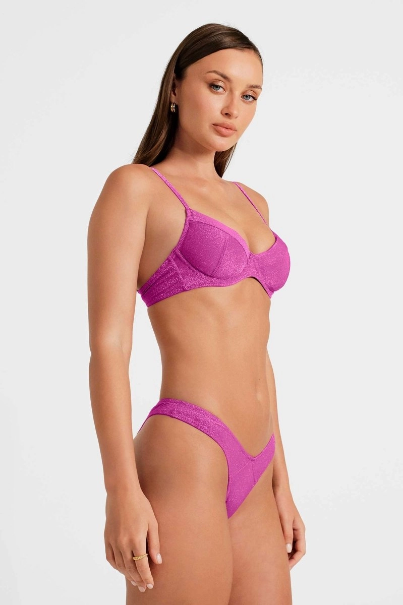 Cindy Push Up Underwire Top / Hollyhock Shimmer FINAL SALE
