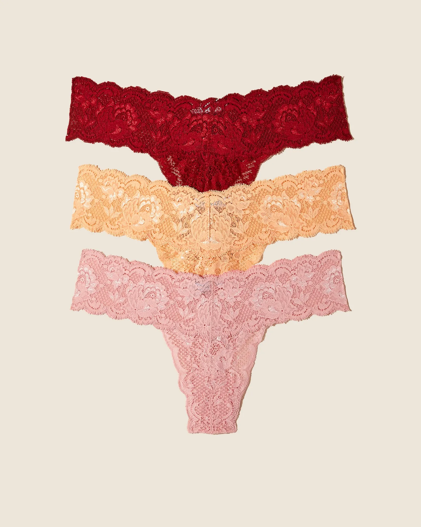 Cutie Lr Thong 3 Pack