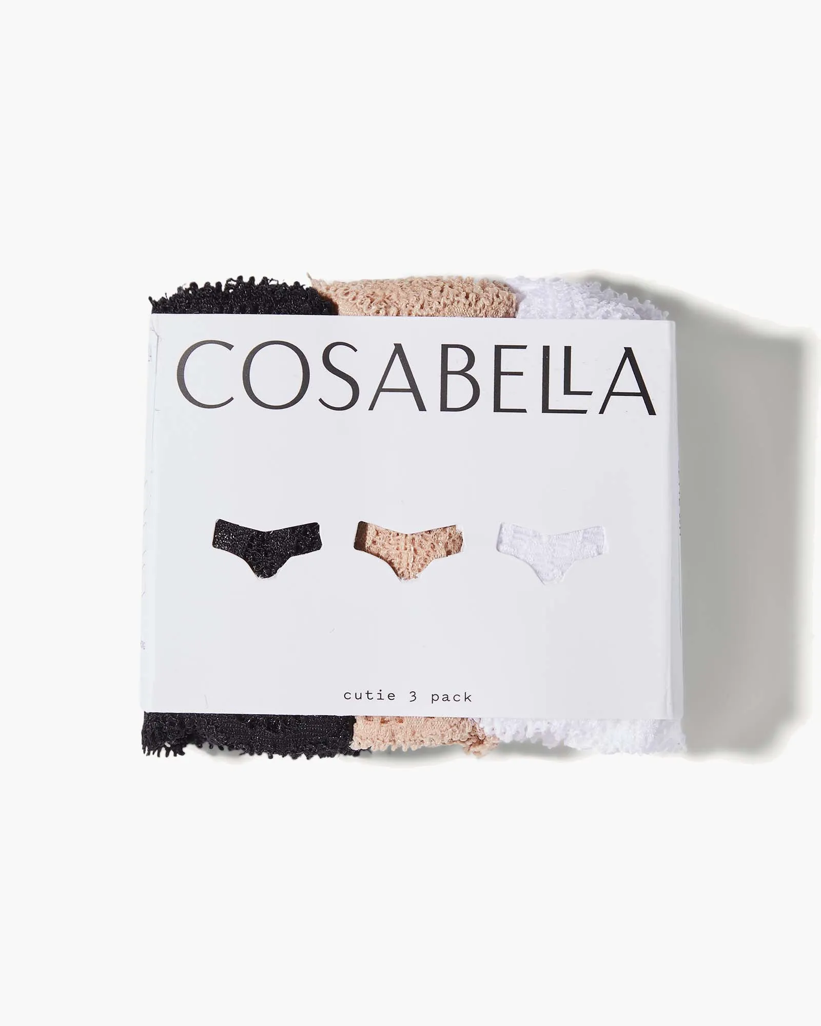 Cutie Lr Thong 3 Pack
