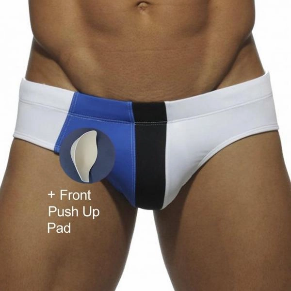 Low Waist Swimming Trunks Swimsuit Push Up Pad