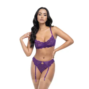 Margo Bra & Garter Panty Set