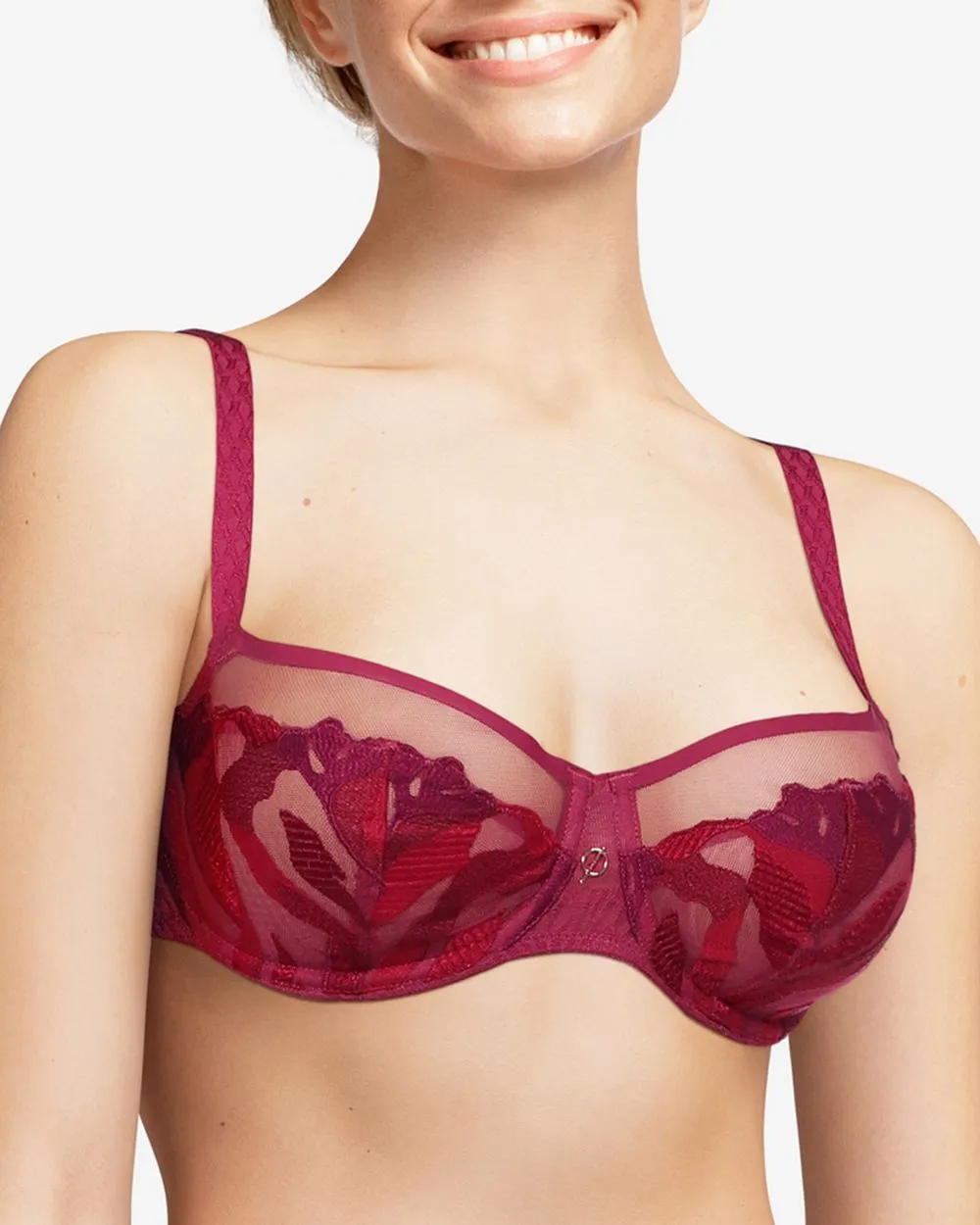 Montaigne Lace Unlined Demi Bra