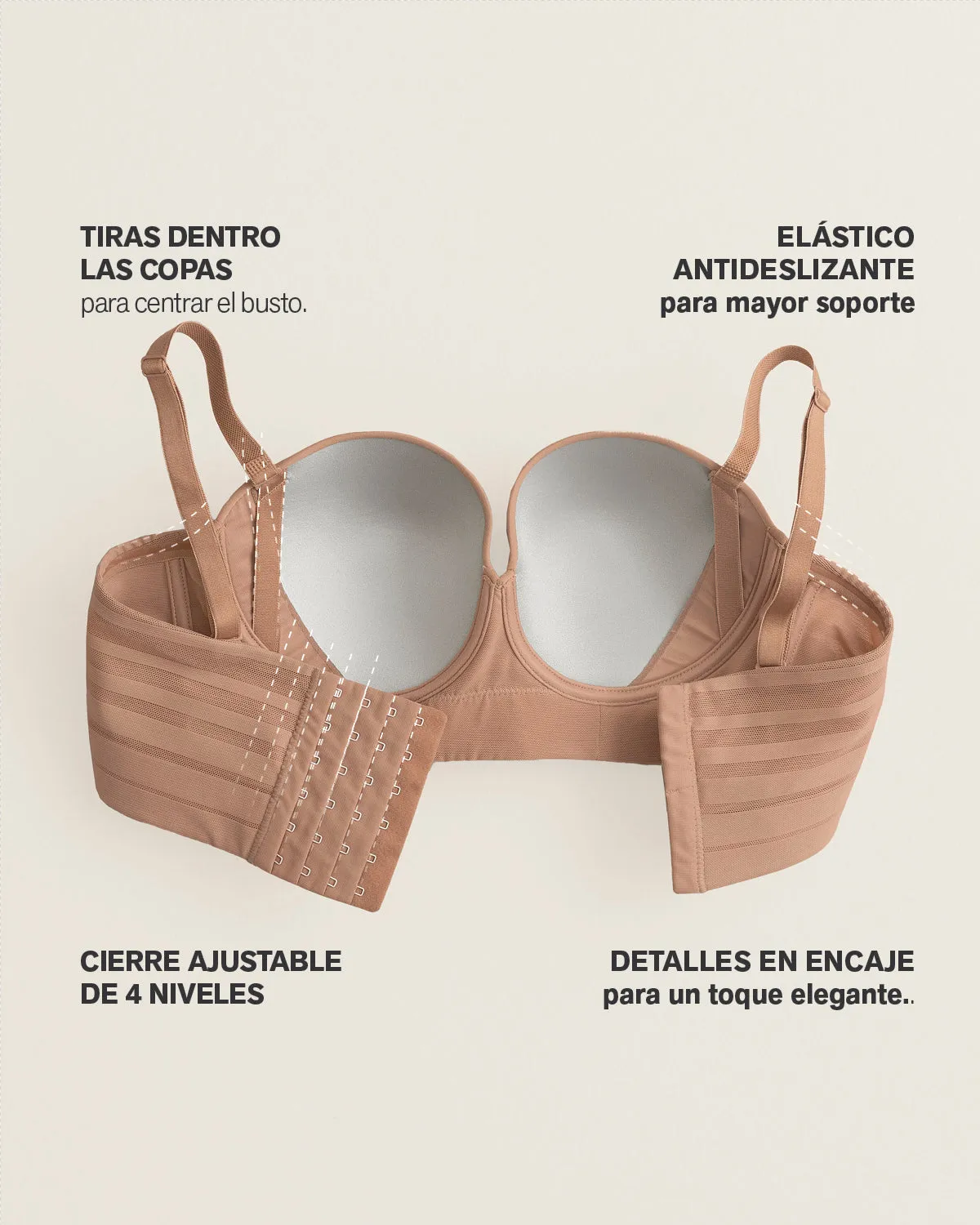 Strapless Bra with Underwire