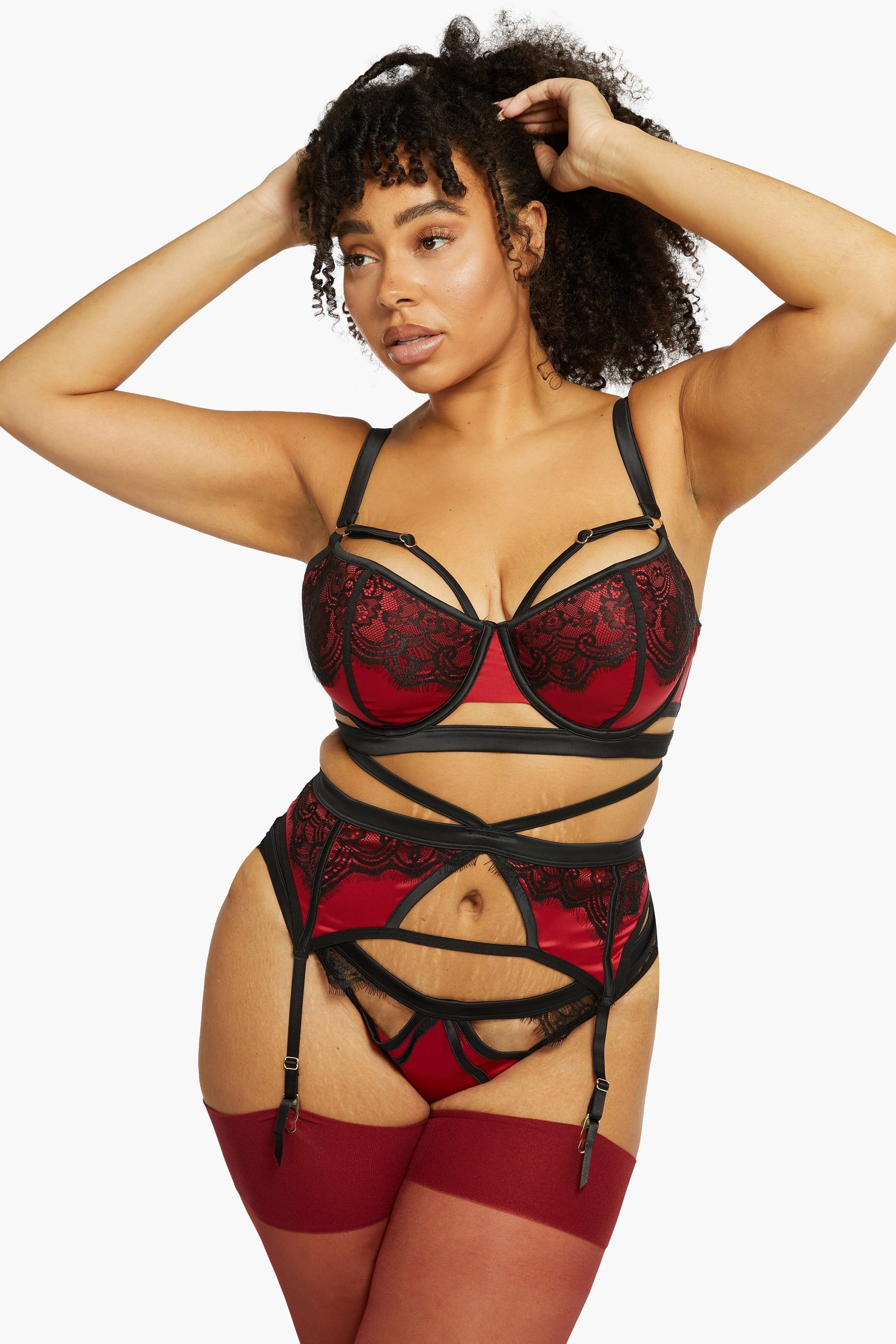 Tasmin Ruby Lace Bra