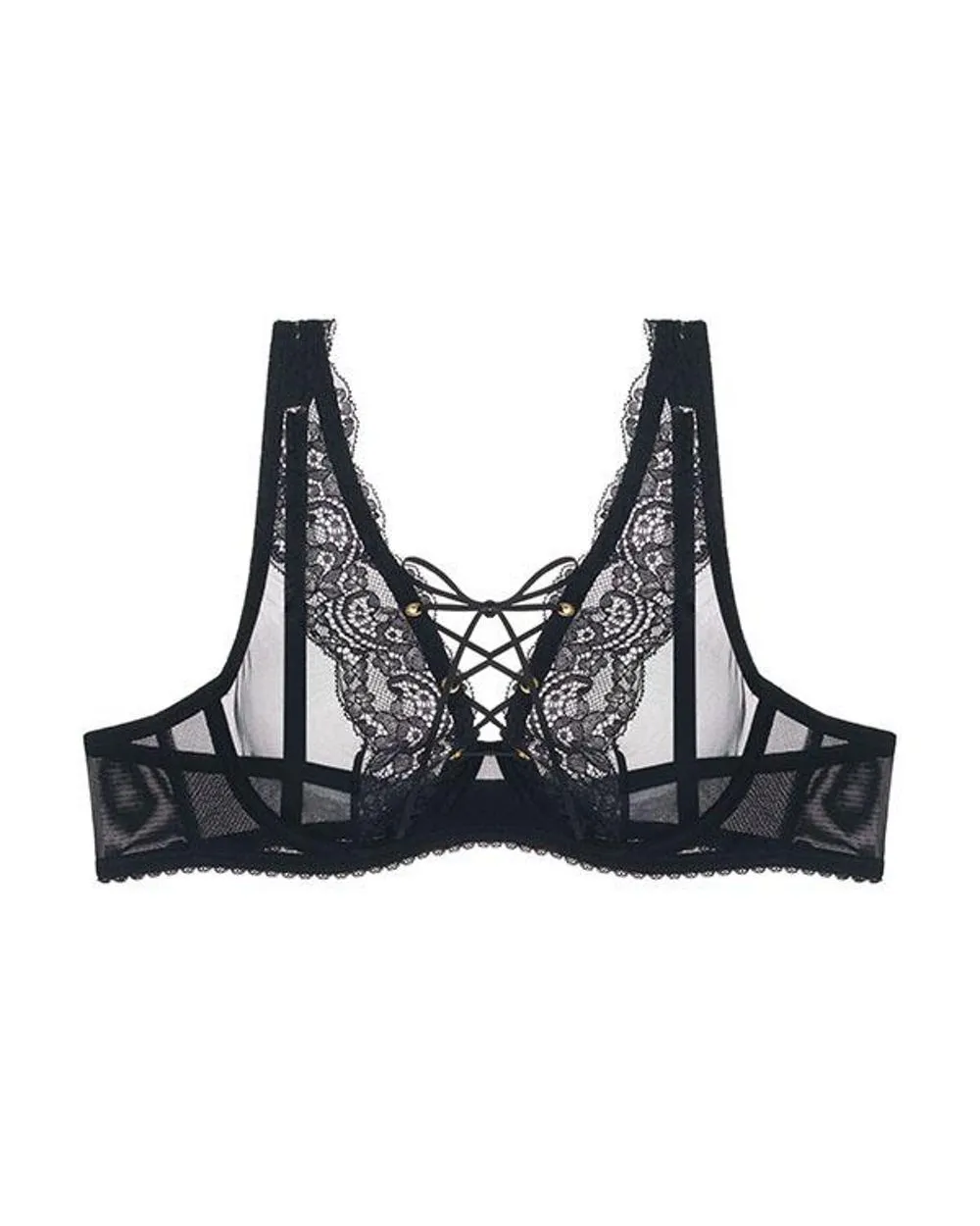 Yo Yo Shoulder Corset Bra
